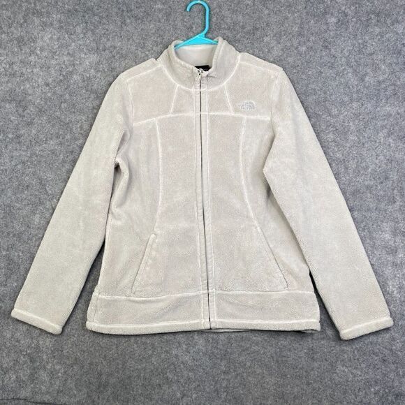 The North Face Full Zip Fleece Jacket Womens Large Teddy Soft Casual Fuzzy - Picture 1 of 9